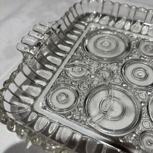 Elegant Clear Glass Serving Tray